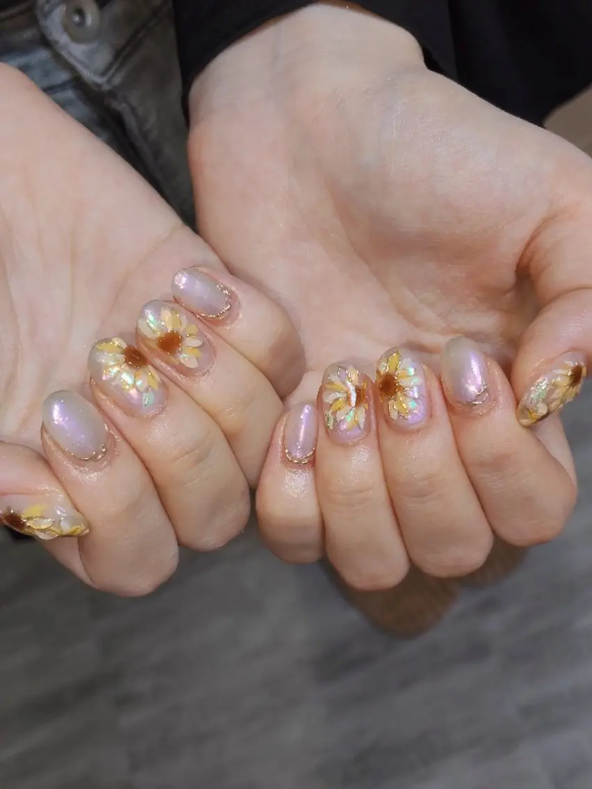 ネイル ハンドネイル フットネイル kahosan 𓆉のネイルデザイン