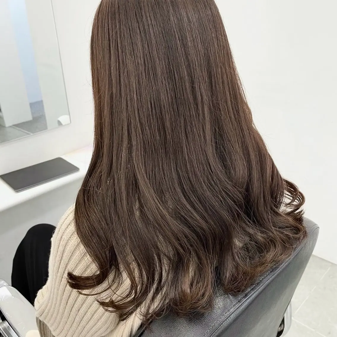 ロング カラー ロング カット ヘアカラー ParveMix 🪽鳥取彩花のヘアスタイル