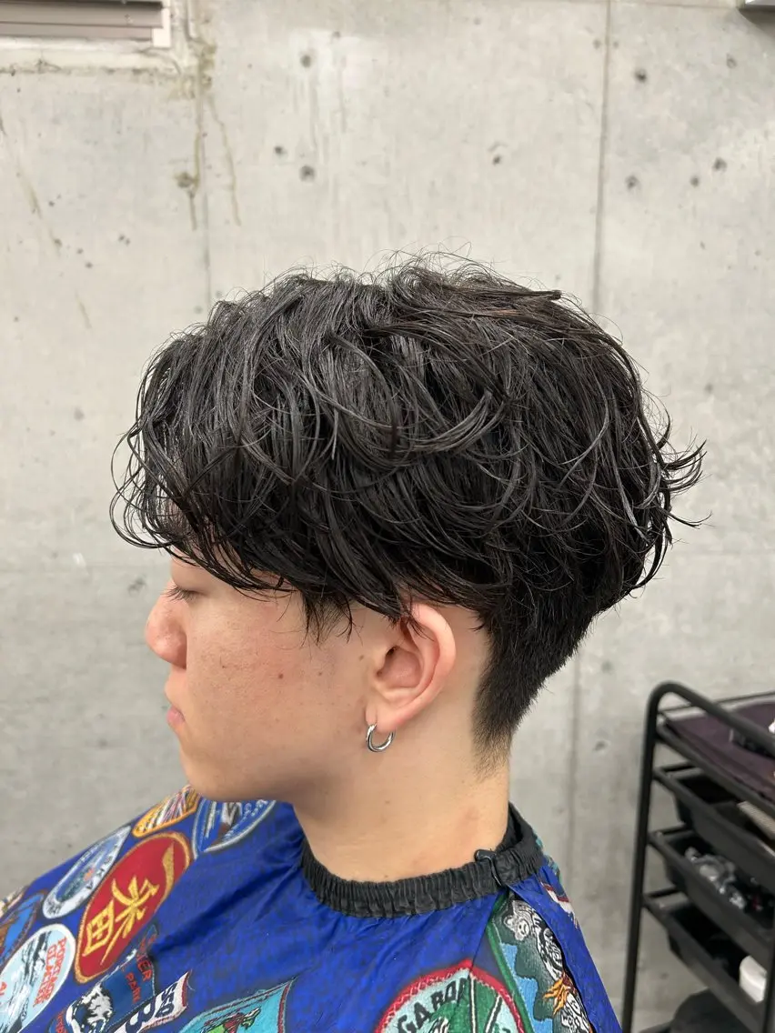 パーマ メンズ メンズパーマ 松永 海来のヘアスタイル