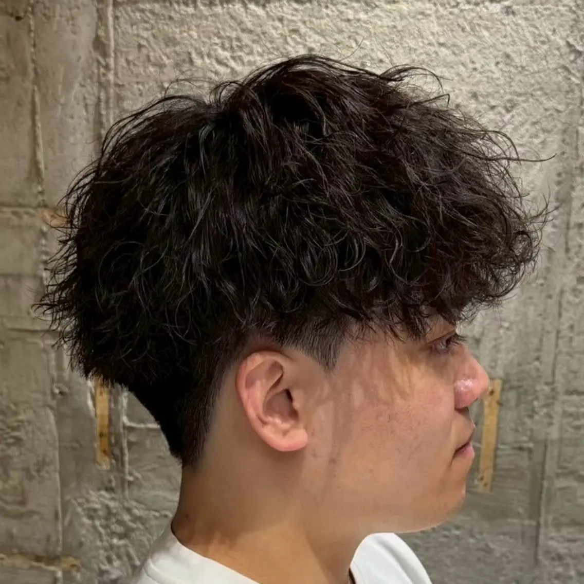 パーマ メンズ 【束感セット】 あおいのヘアスタイル
