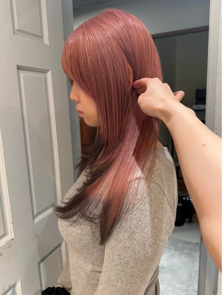 ロング カラー 似合わせカット カット ヘアカラー トリートメント mai / linoah˚✧のヘアスタイル