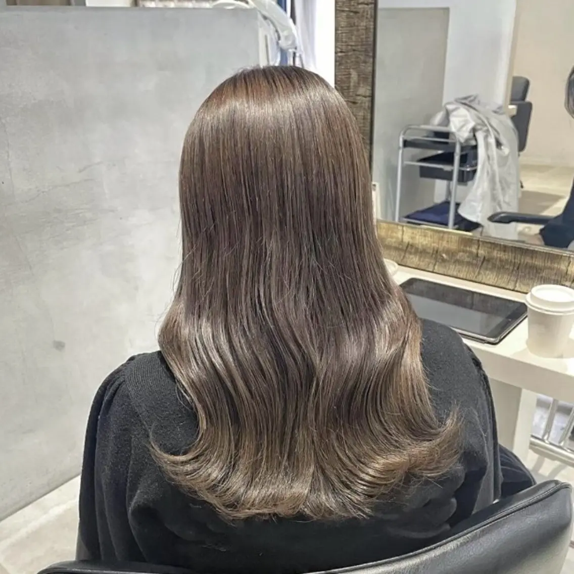 ロング カラー ヘアカラー beleef. yunaのヘアスタイル
