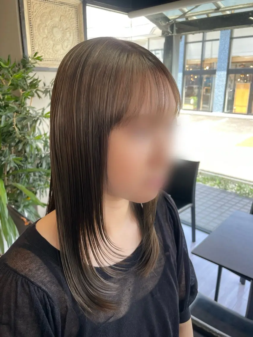 セミロング arika りなのヘアスタイル