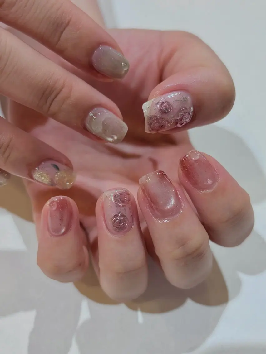 ネイル ニュアンスネイル ハンドネイル ハンドケア yui_un.i 表参道のネイルデザイン