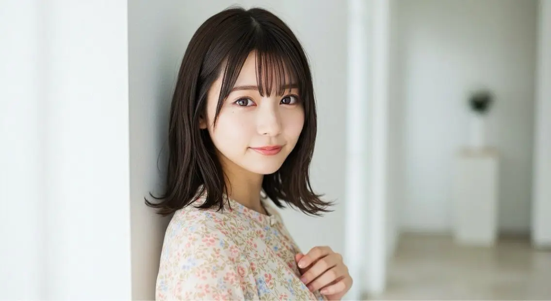 ショート カラー 外ハネヘア ✱リンクスハート✱ ✱島岡　茉生✱のヘアスタイル