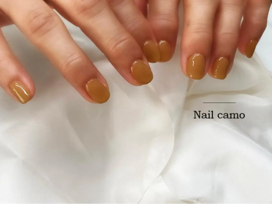 ネイル ワンカラーネイル ハンドネイル 🌟Nail camo🌟のネイルデザイン