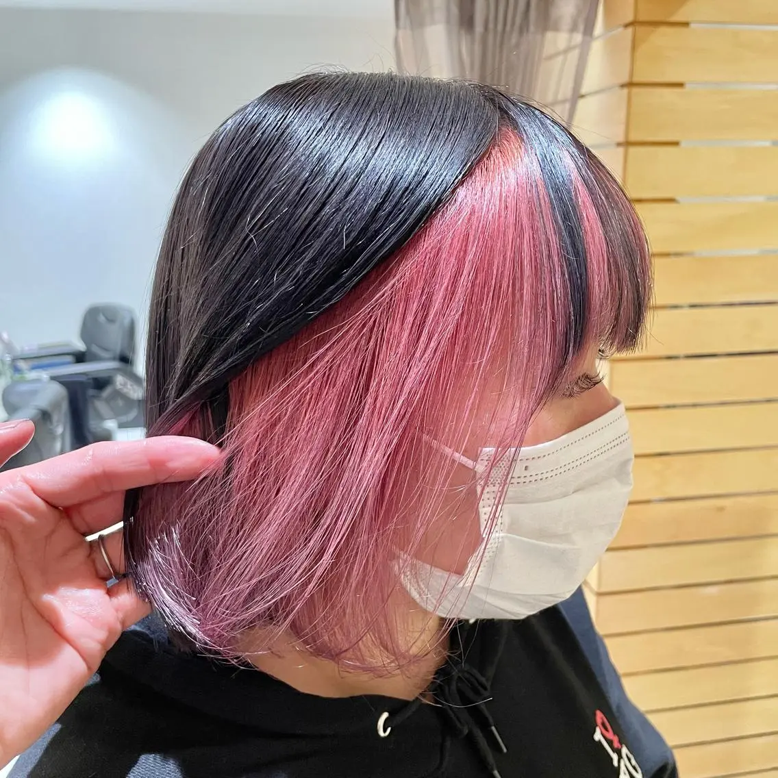 ショート カラー ピンクカラー ヘアカラー トリートメント ✨髪質改善🎨 杉本賢人のヘアスタイル