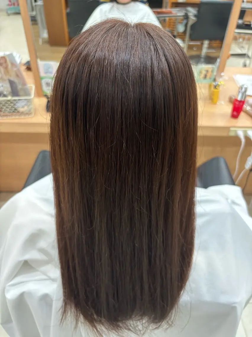 ミディアム ヘアカラー 垣村 艶樹のヘアスタイル