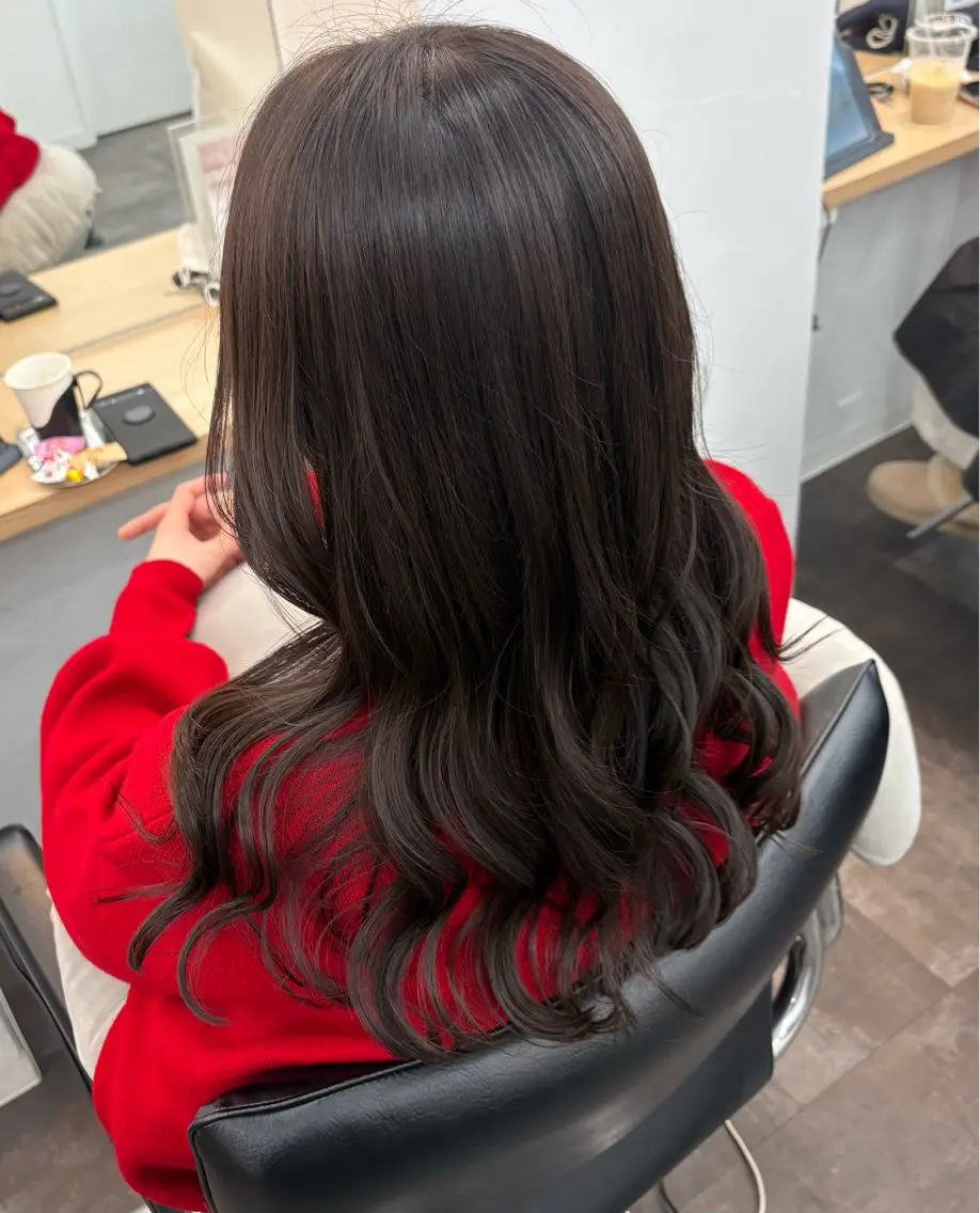 ロング カラー 髪質改善/艶髪 土屋恵梨花のヘアスタイル