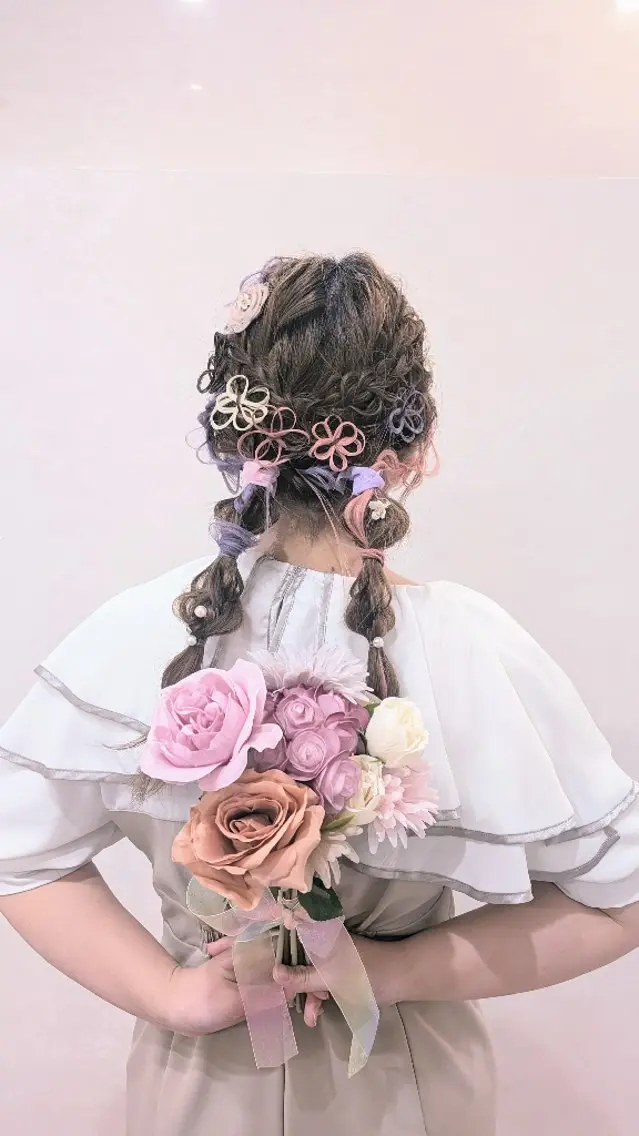 ヘアアレンジ 上田 麗菜のヘアスタイル