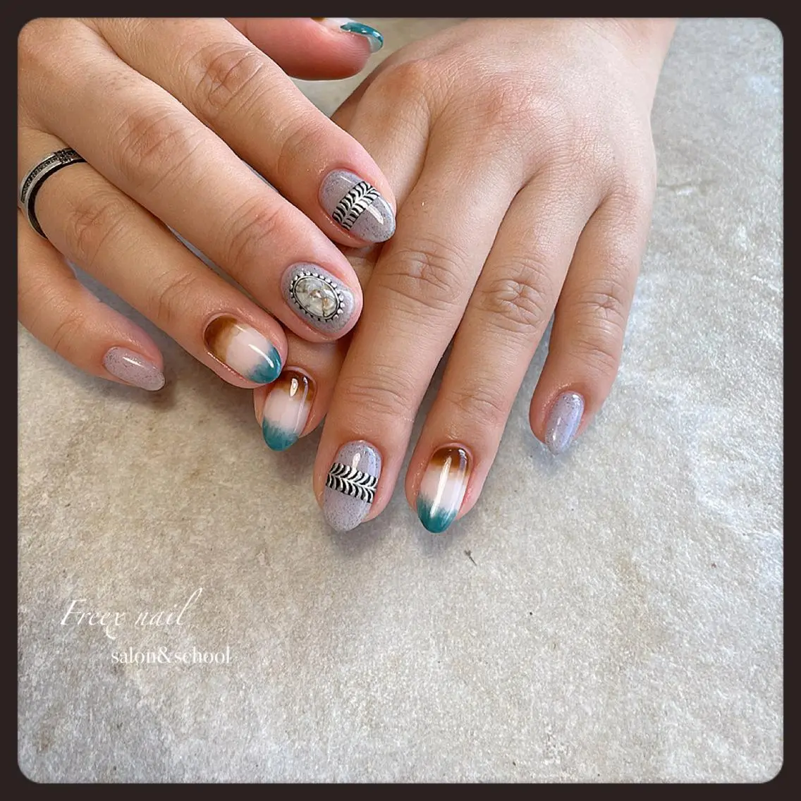 ネイル 持ち込み ハンドネイル ハンドケア freex nail /ニュアンス/個性派のネイルデザイン