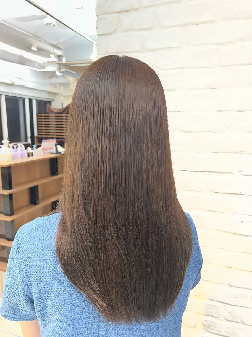 セミロング ヘアカラー 髙橋 あまねのヘアスタイル