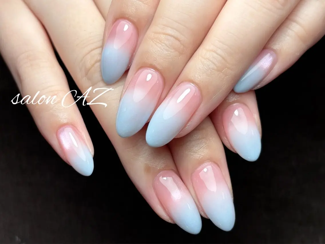 ネイル アートネイル フレンチネイル マグネットネイル ニュアンスネイル オフィスネイル ハンドネイル salon AZのネイルデザイン