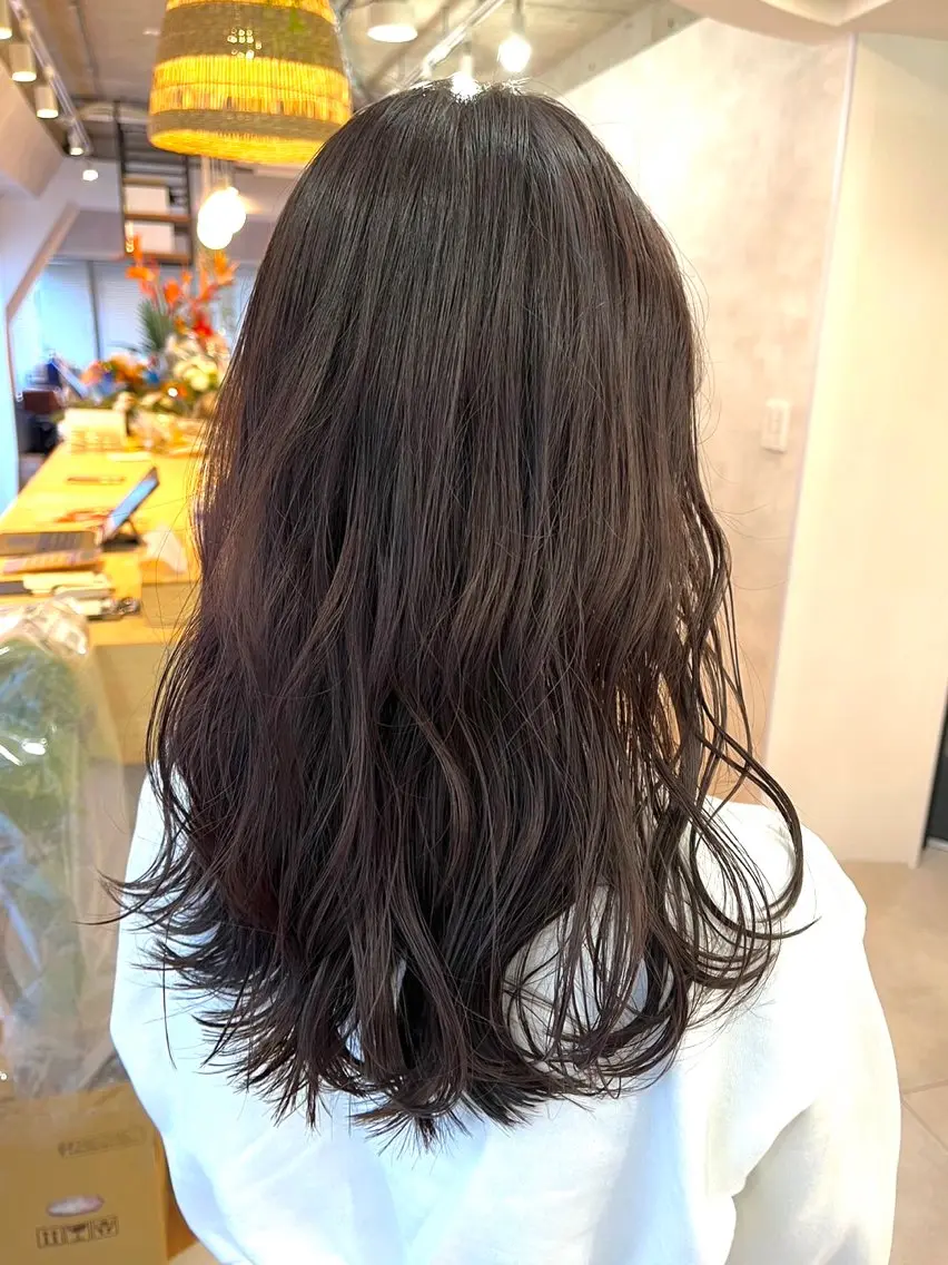 ロング カラー ブラウンカラー moro 丁寧なカウンセリングのヘアスタイル
