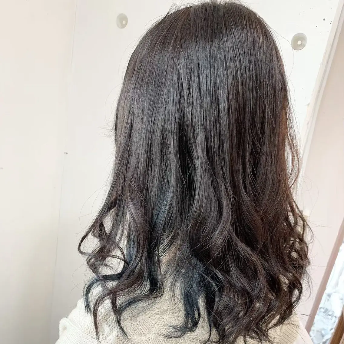 ロング カラー 縮毛矯正/ワンカラー モデル募集🫧羽夏のヘアスタイル