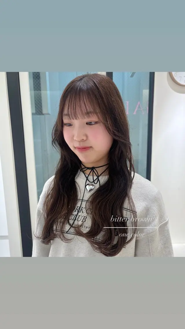 👱🏻♀️🫧【ワンカラー】+【Aujua treatment】+【前髪カット¥0】✨️の写真