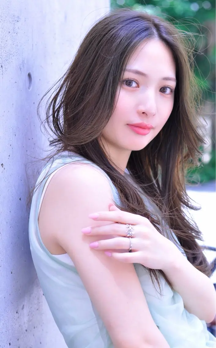 セミロング カット ヘアカラー トリートメント 中田 敏明のヘアスタイル