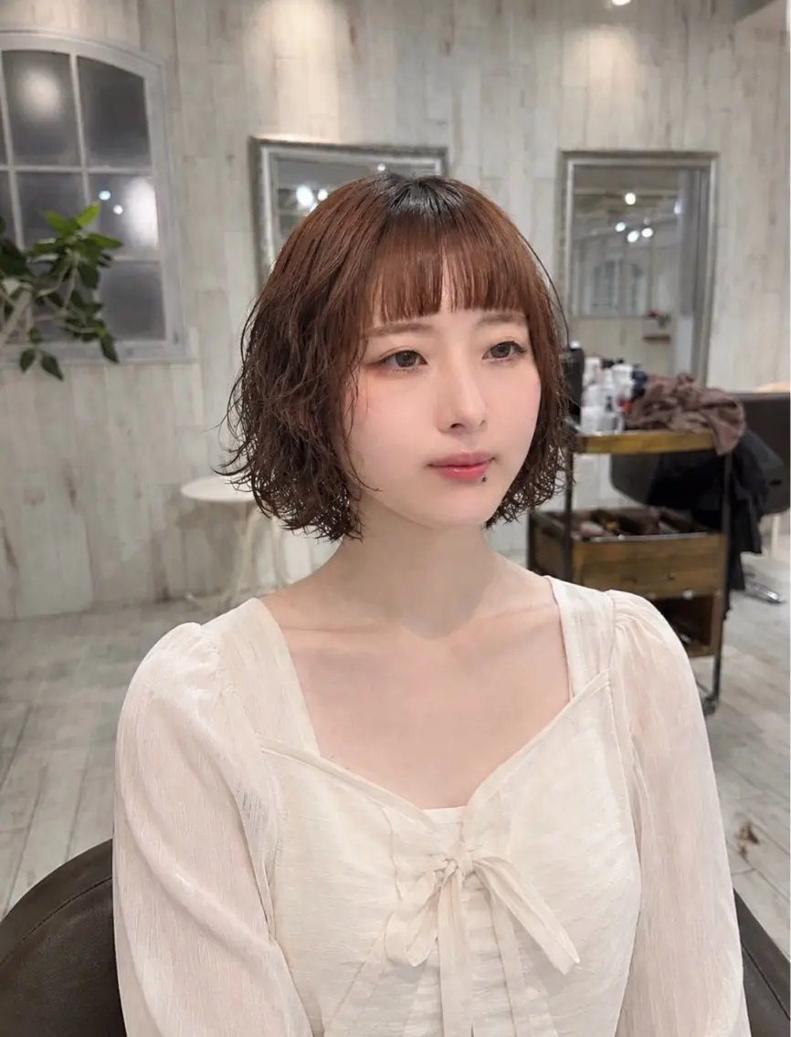ミディアム 杉浦 悠月のヘアスタイル