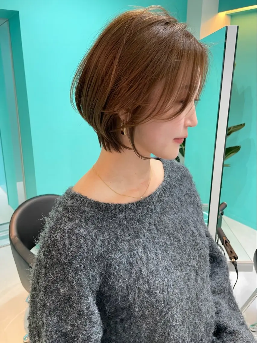 【ショートスタイル限定】似合わせcut+ケアトリートメント¥4400の写真
