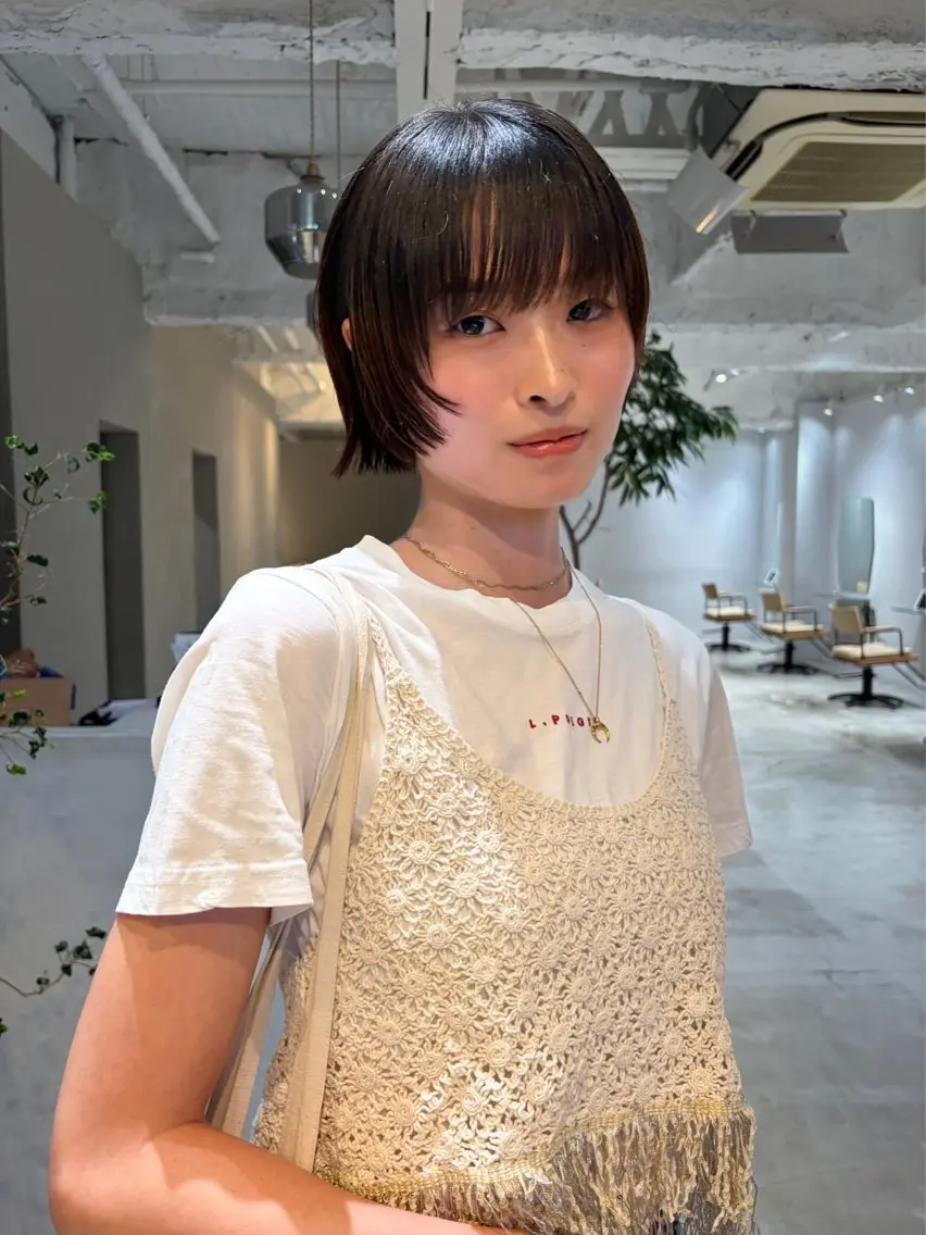 ショート ボブ 関根 あきほのヘアスタイル