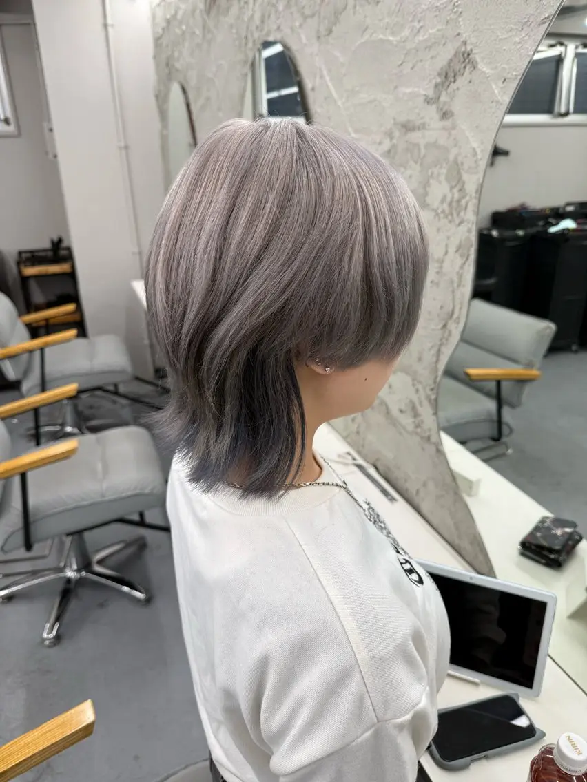 ミディアム ウルフカット だいち/柏/ 矯正/髪質改善のヘアスタイル