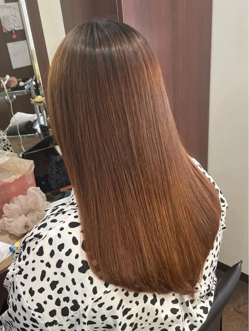 【ミニモ特別価格】カット&うる艶★ストレート¥16500⇒¥13420【プレトリートメント付き】の写真