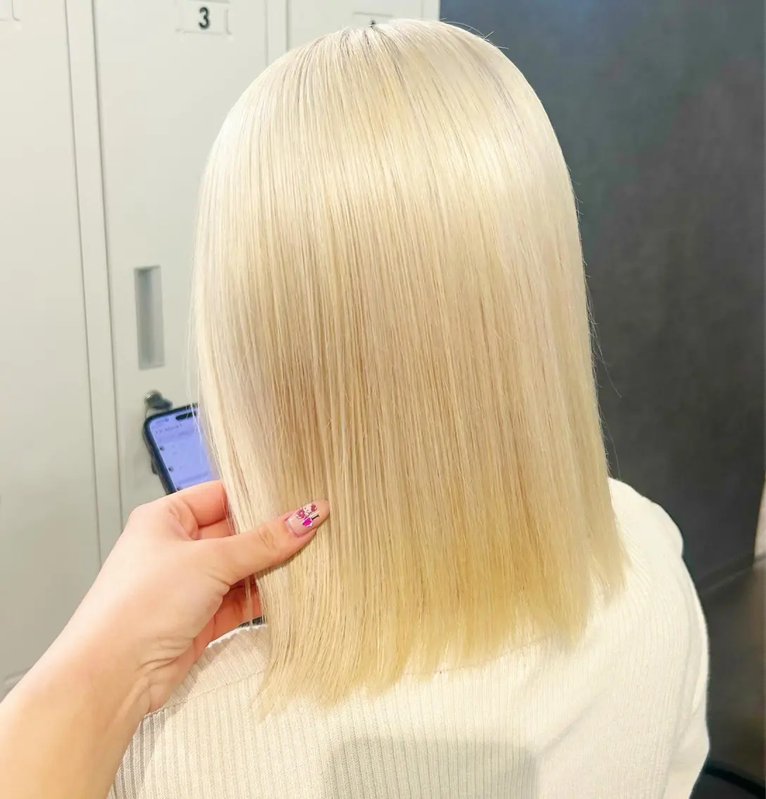 カラー ブロンド ハイトーンカラー 心斎橋美容室 marinaのヘアスタイル