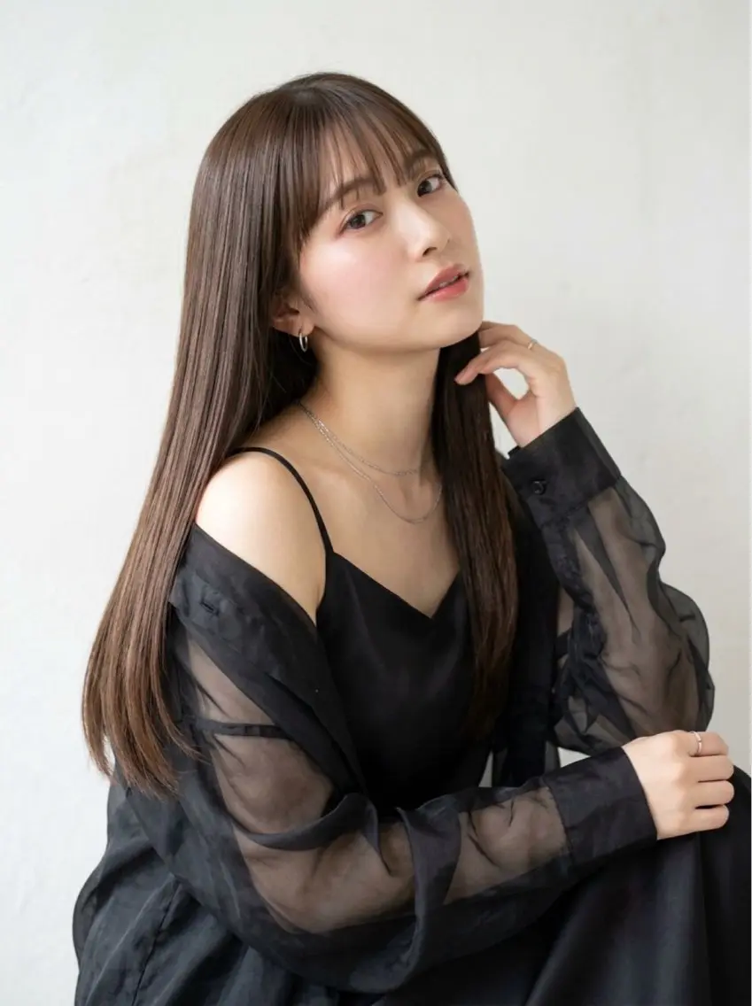 【お日にち限定】カット(ロングスタイル)+(Aujuaトリートメント追加の場合+¥1100)巻き仕上げ✨の写真