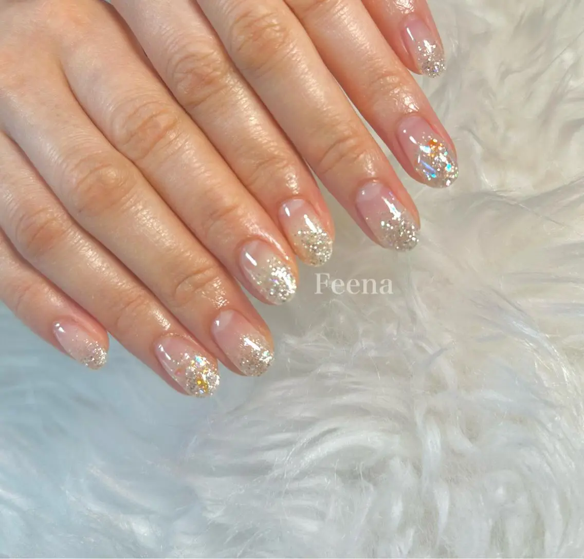 ネイル オーロラネイル ストーンネイル amu nail. RINAのネイルデザイン