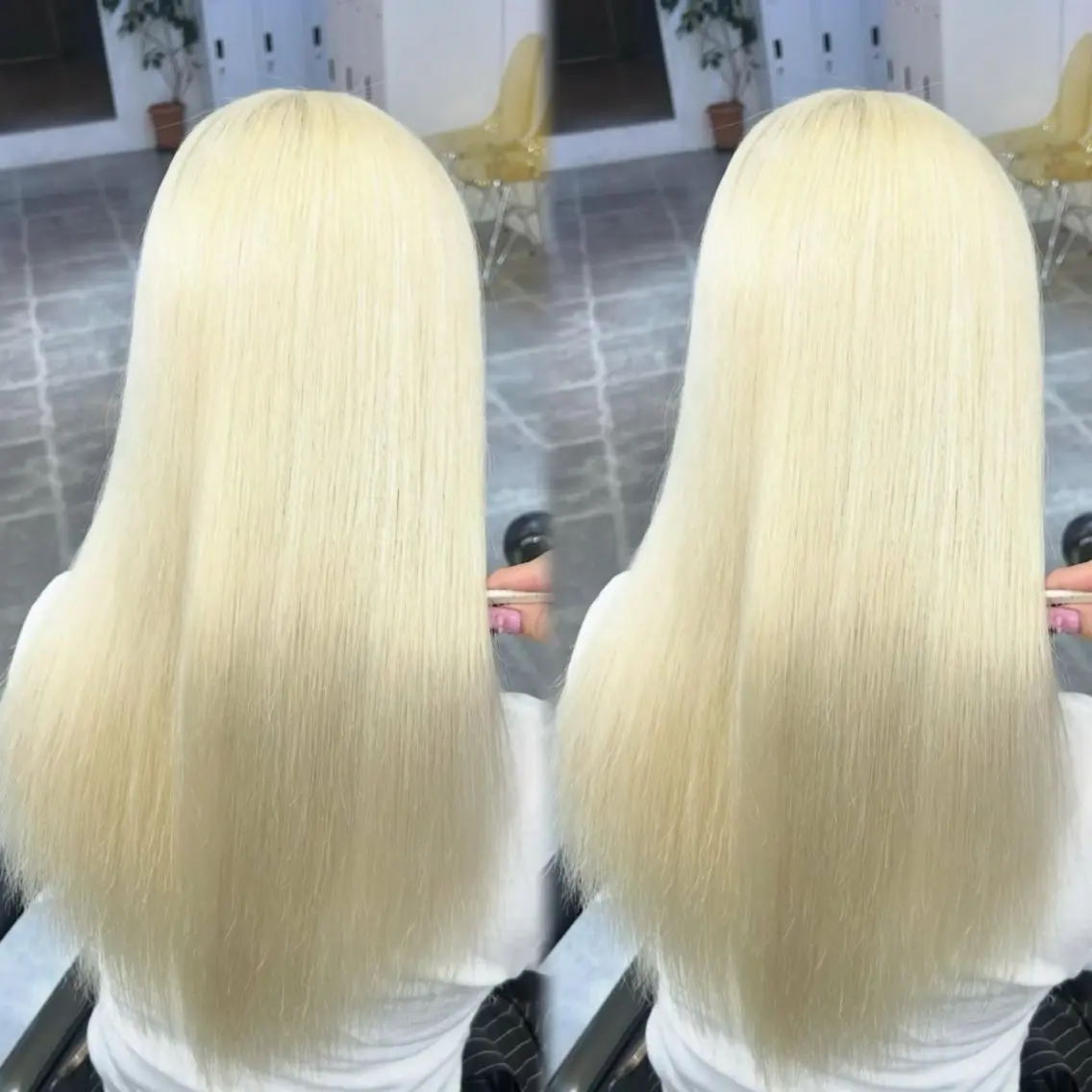 カラー ブロンド ヘアカラー PELEmana🎀 ハイトーン🧚🪄のヘアスタイル