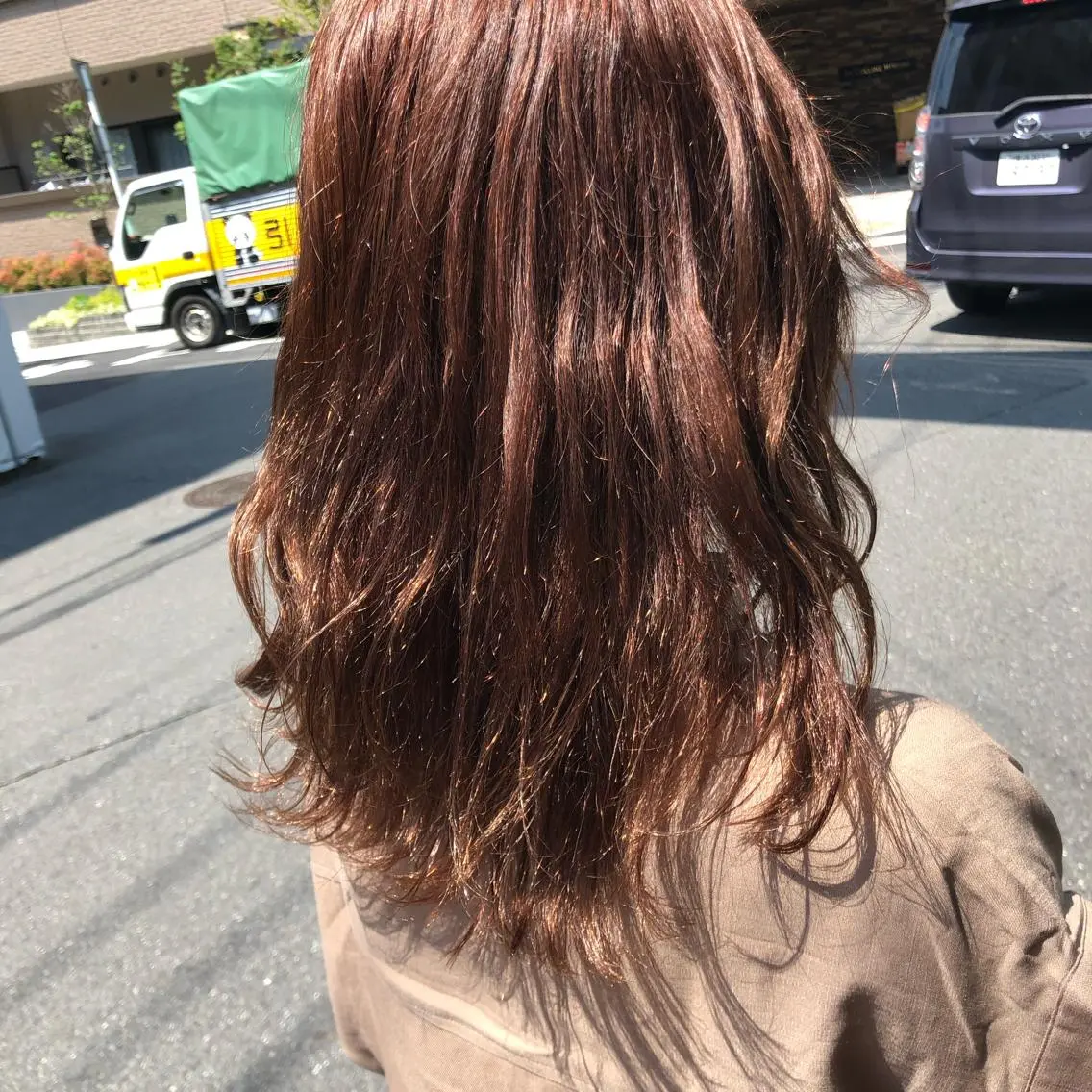 ミディアム カラー パーマ ヘアアレンジ ブリーチ ブラウンカラー ケアカラー グラデーションカラー ハイライトカラー ヘアカラー トリートメント 【ツヤ髪美容師】 ツダケイスケのヘアスタイル