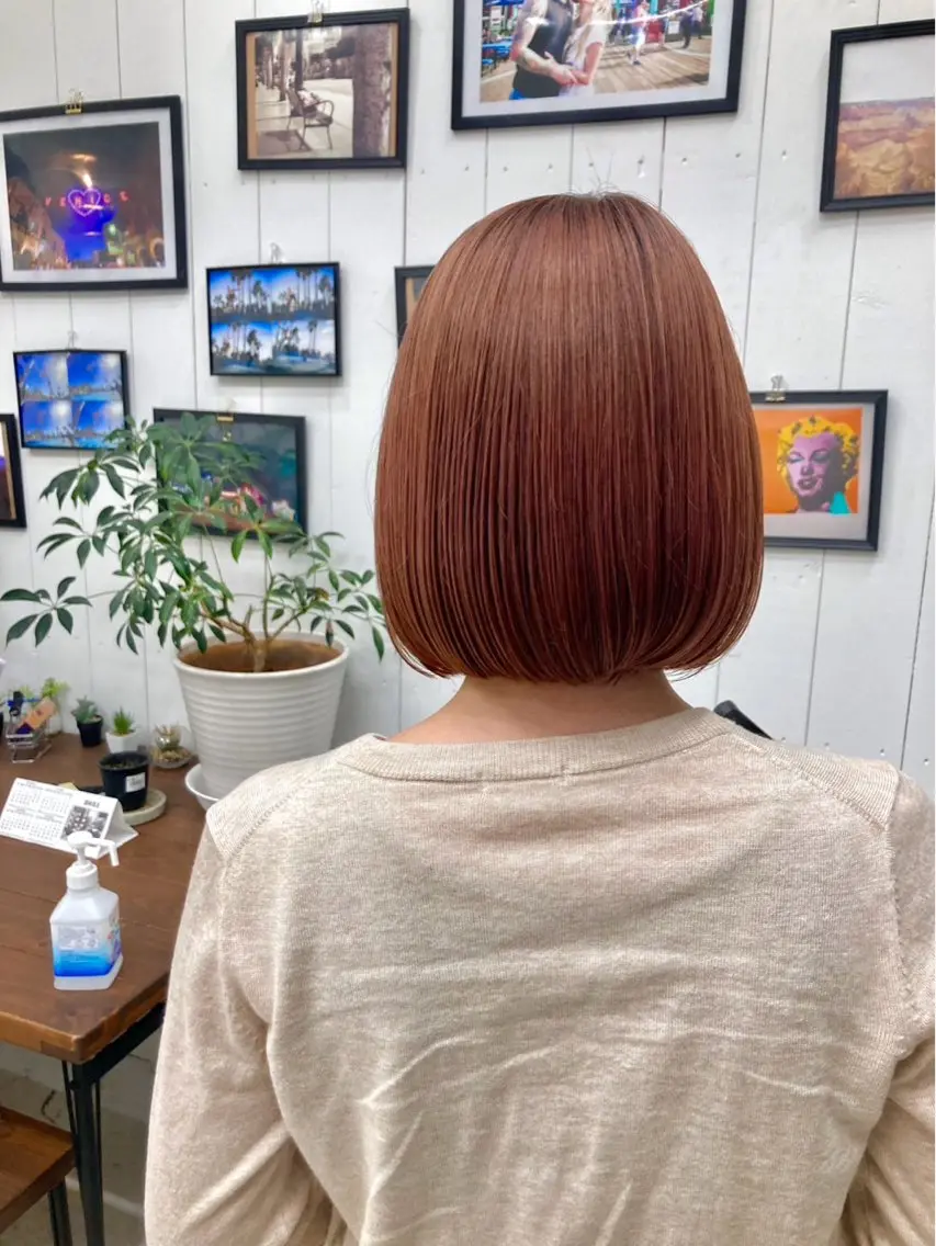 カラー ENV 船橋 佐久間 彩のヘアスタイル