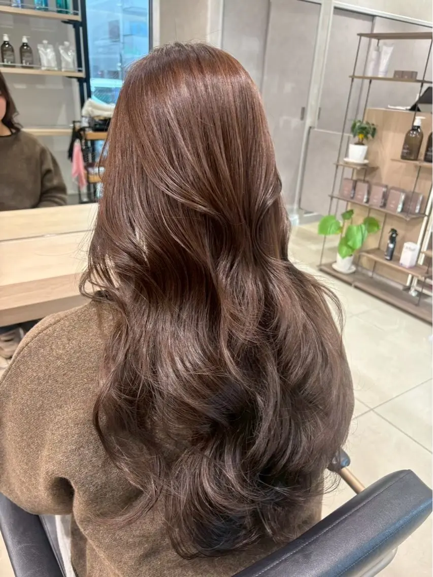 ロング カラー 森田 夢瞳のヘアスタイル