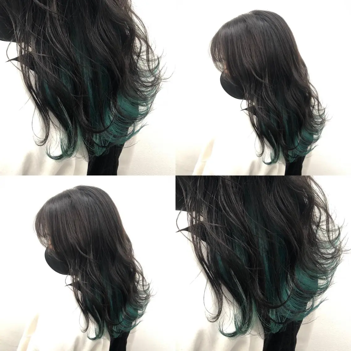 セミロング カラー パーマ ヘアアレンジ メンズ キッズ 上品＆韓国風 🥀海心🥀のヘアスタイル