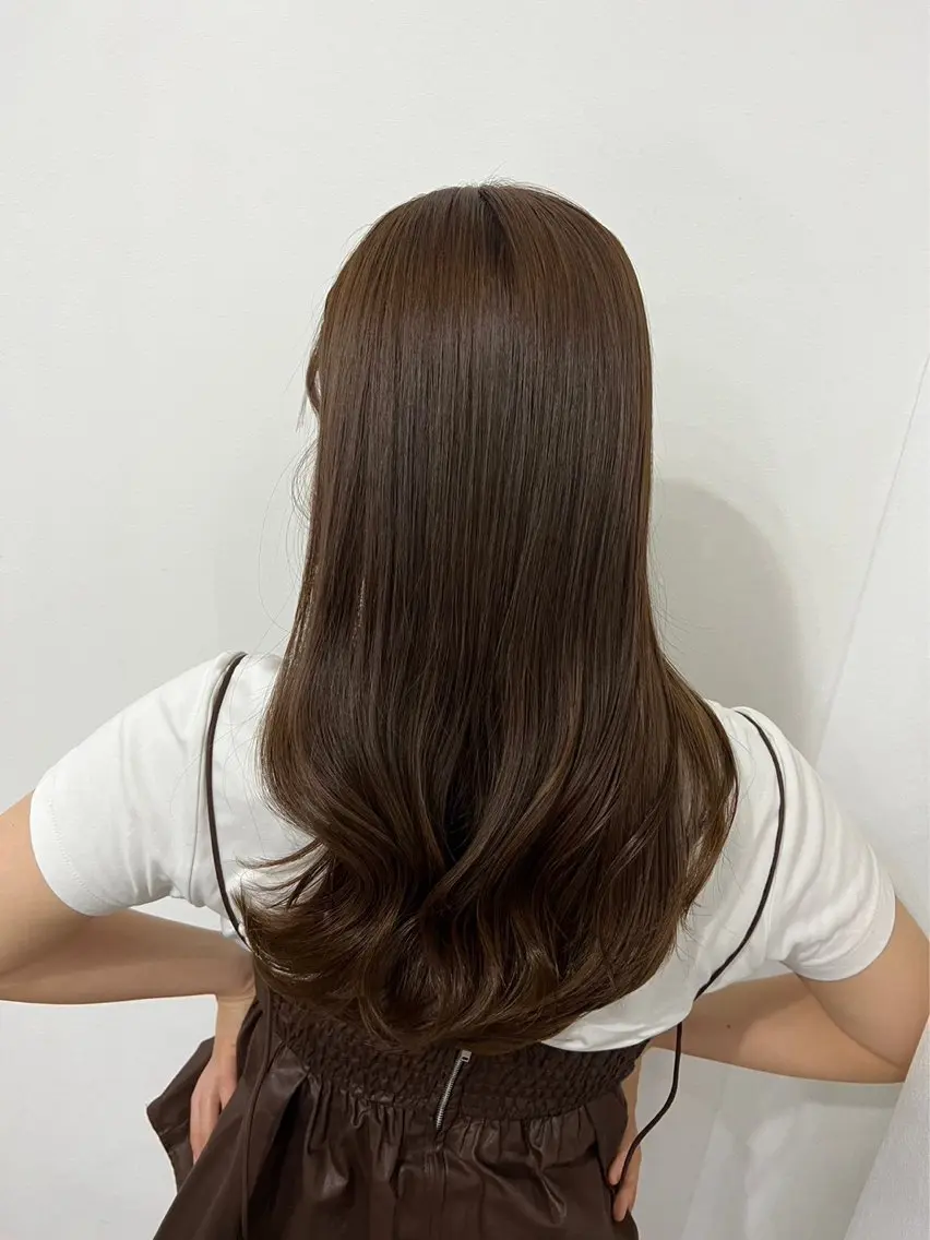 ロング カラー 透明感カラー 神戸ボブ✂️ ioe三宮/田 伸佳のヘアスタイル