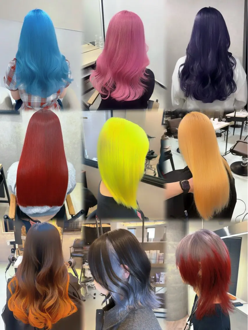 ️9月限定🩵明るくしたい方🩵【ダブルカラー(ブリーチ込み)】(ブリーチ１回➕カラー➕トリートメント)の写真