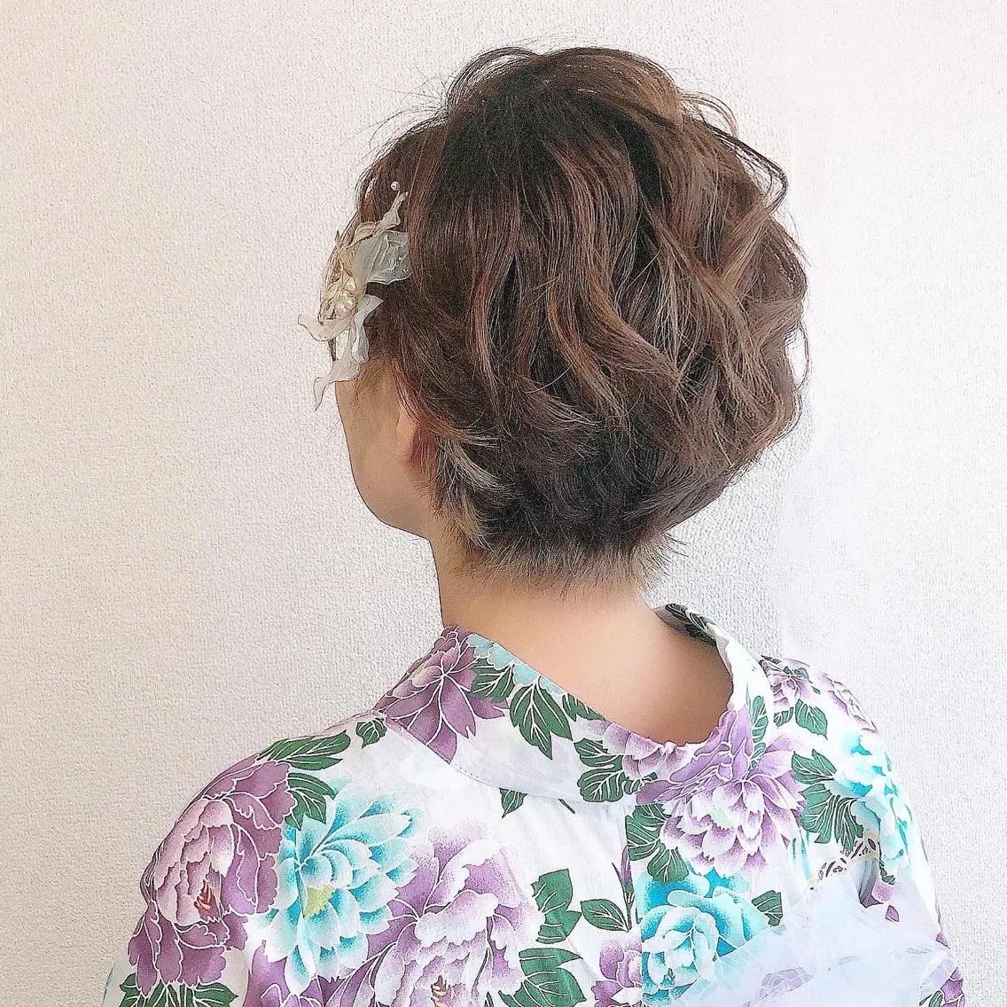 ショート 浴衣 ヘアメイク MEGUのヘアスタイル