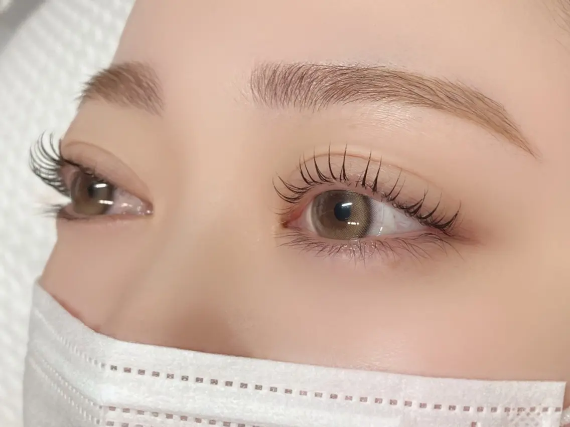 【ミニモ限定メニュー】👀💕上まつげパーマ👀💕(ケアトリートメント&アイシャンプー付き)の写真