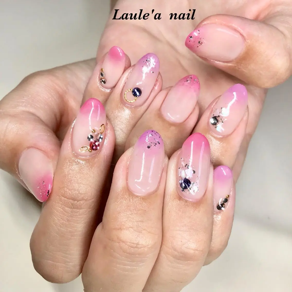 ロング ネイル 福田 加奈のネイルデザイン