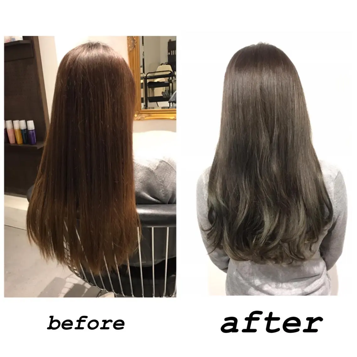 ショート ミディアム セミロング ロング カラー グレージュ 二児のパパで店長な 戸田健治のヘアスタイル