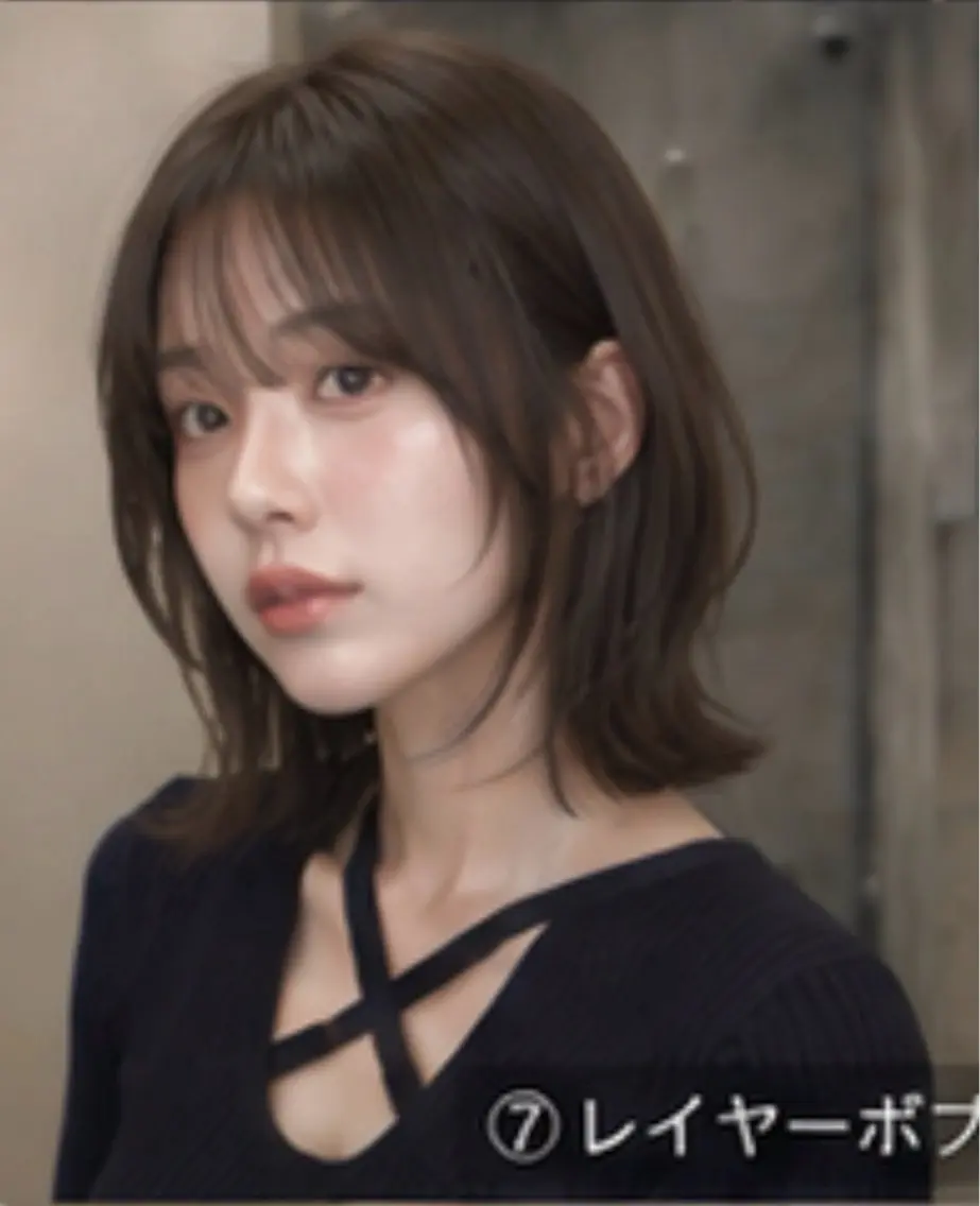 ミディアム ボブ 似合わせカット メンズ/レイヤーショ ート/似合わせ特化のヘアスタイル