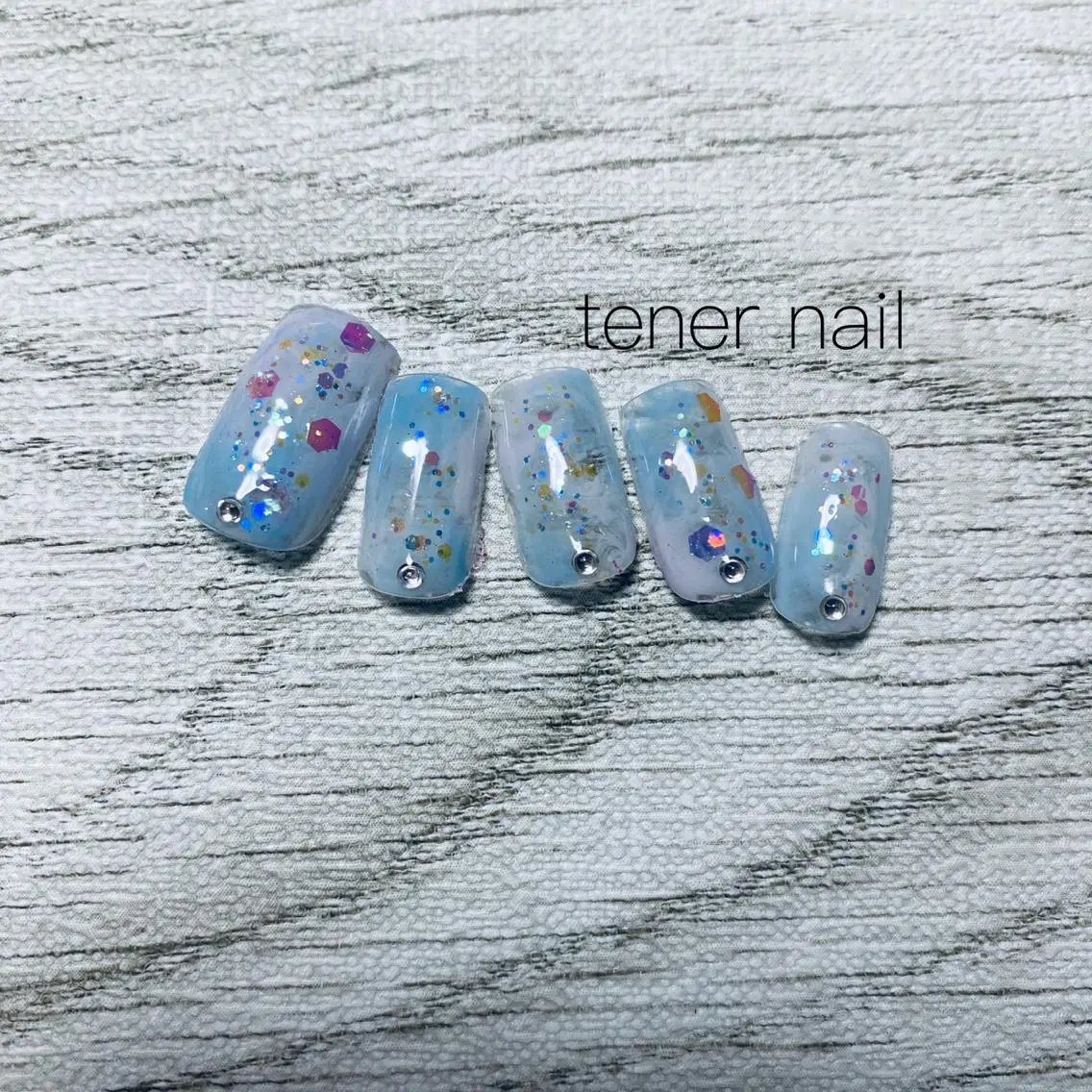 ネイル キラキラネイル ニュアンスネイル テネルネイル tener nailのネイルデザイン
