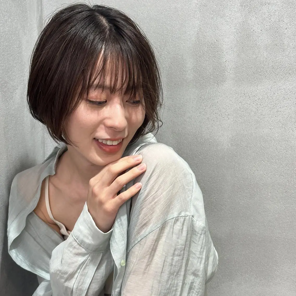 ショート レイヤー 髪質改善 fiti横須賀中央のヘアスタイル