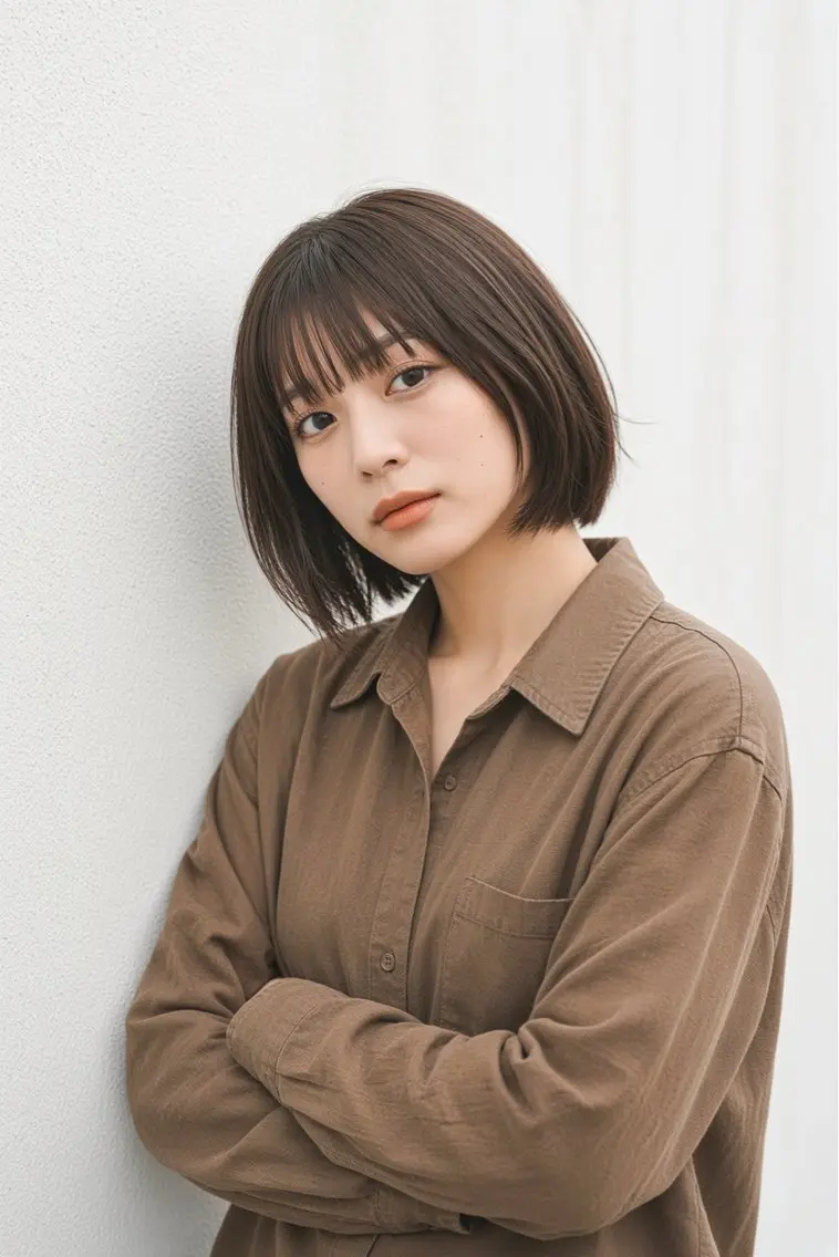 ショート ボブ カット トリートメント 石沢 知康 丁寧カウンセリングのヘアスタイル
