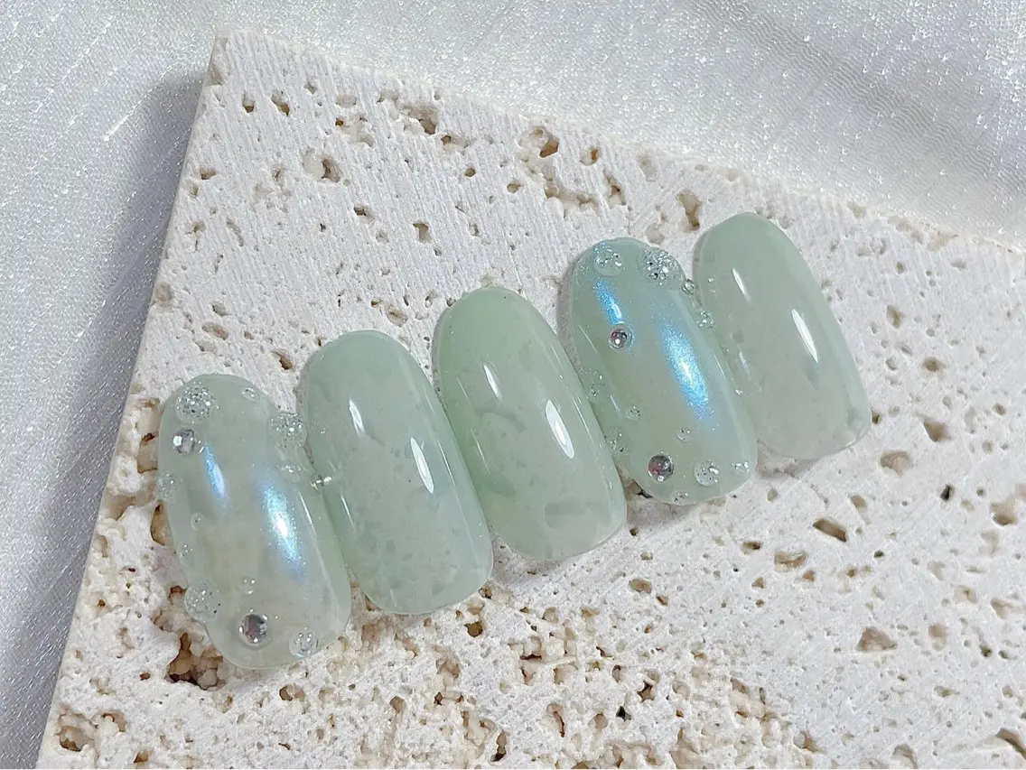 ネイル ジェルネイル オフィスネイル パラジェル 夏ネイル ハンドネイル kiki nail &brow二子玉川のネイルデザイン
