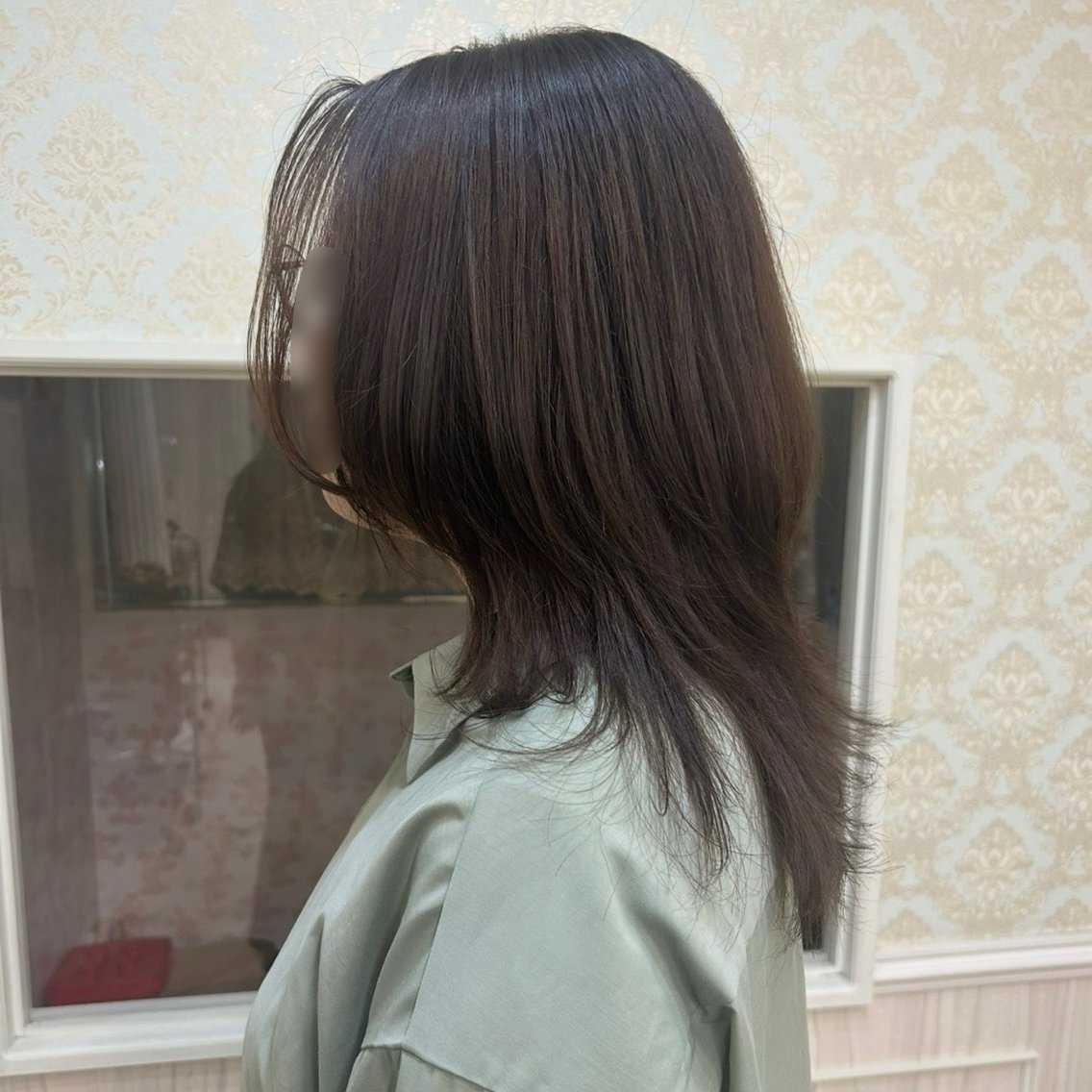 ロング カラー ロング ウルフカット 安原 百愛のヘアスタイル