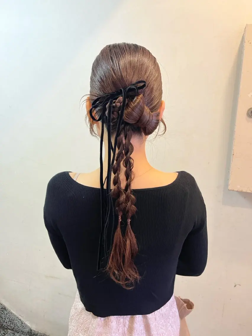 ヘアアレンジ 【カラーモデル】檜佐 叶実のヘアスタイル