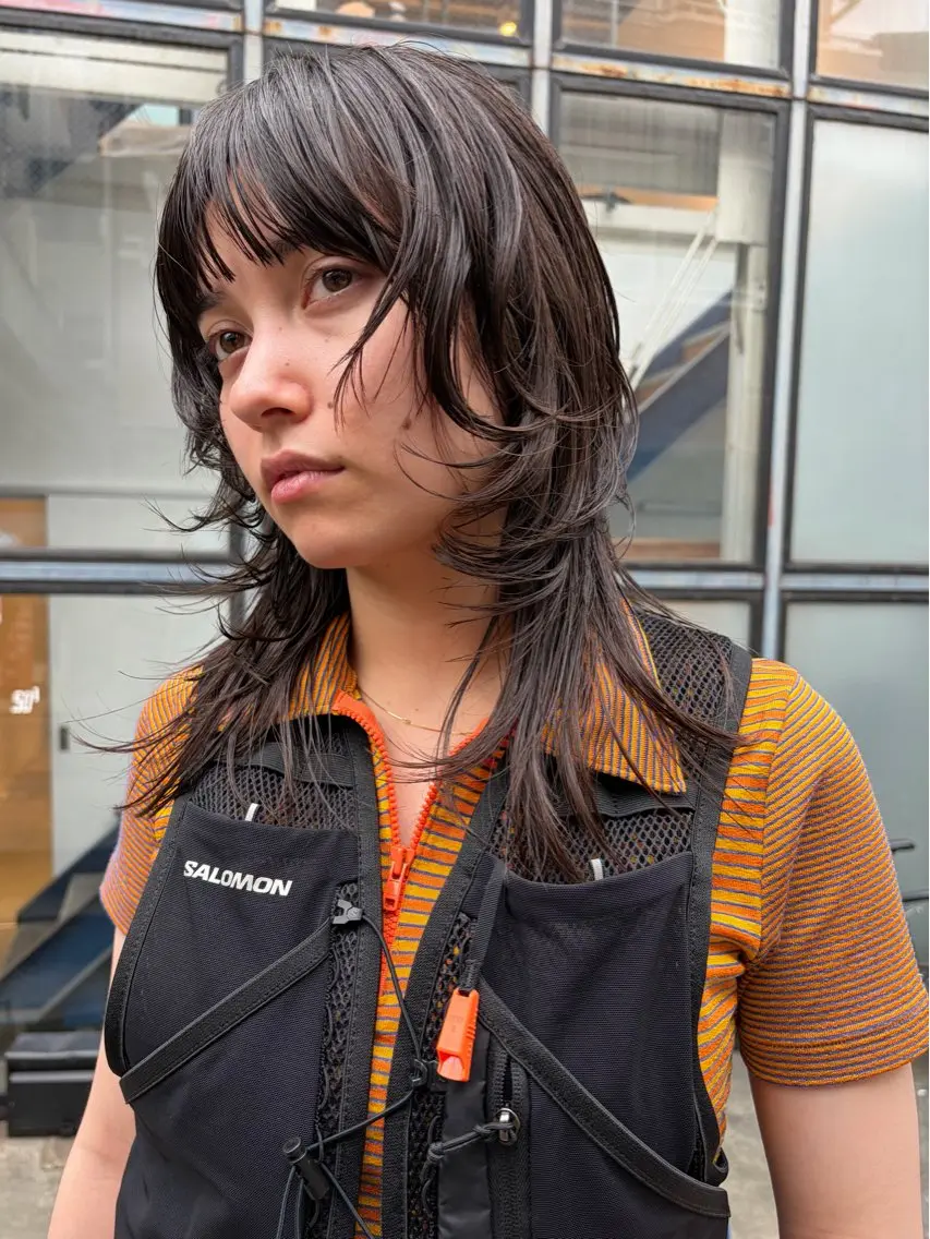 セミロング カラー ブラウンカラー レイヤーカット ウルフカット ウルフレイヤー カット ヘアカラー トリートメント 村上雅人 ナチュラルモードのヘアスタイル