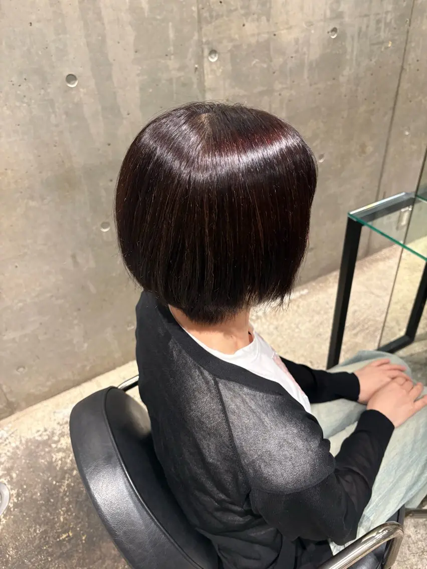 【🐣ショート〜ミディアム🐣】縮毛矯正+トリートメントの写真