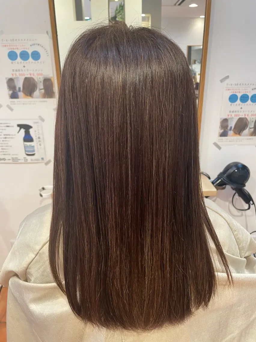 ロング 坂元 心愛のヘアスタイル